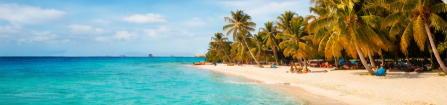 Arrive at Saona Island